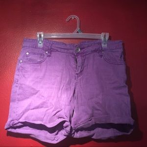 Purple Kids Shorts